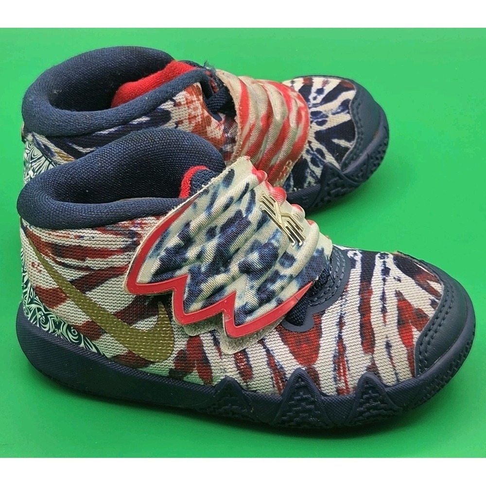 Nike Toddler KYBrid S2 TDV Tie Dye Basketball Shoes‎ DA2324-400 USA Blue Size 6C